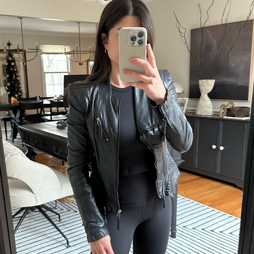 BlankNYC Moto Style Faux Leather Jacket